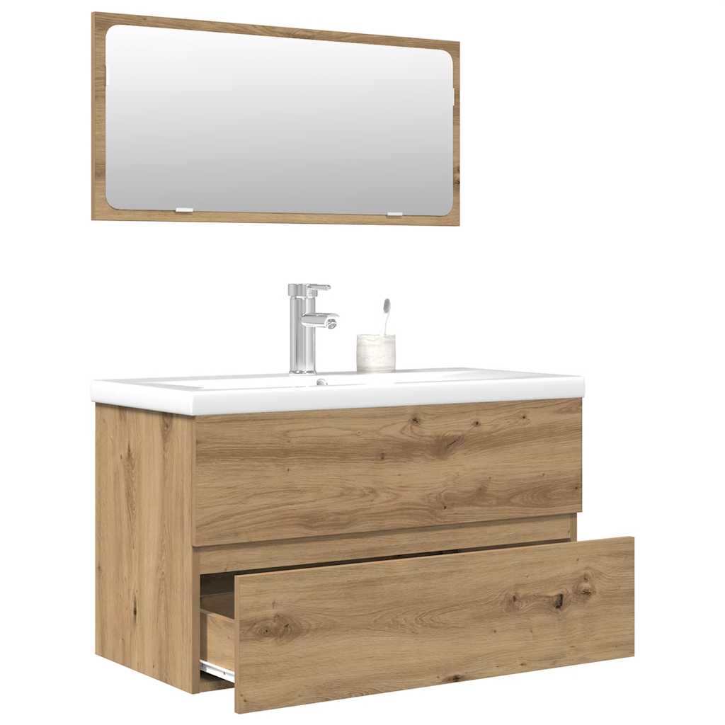 Bathroom Furniture Set Engineered Wood