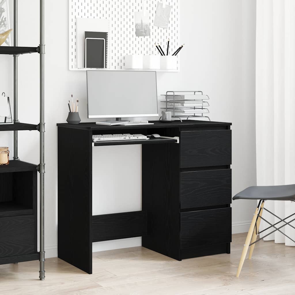 Desk 90X45X76 Cm Engineered Wood