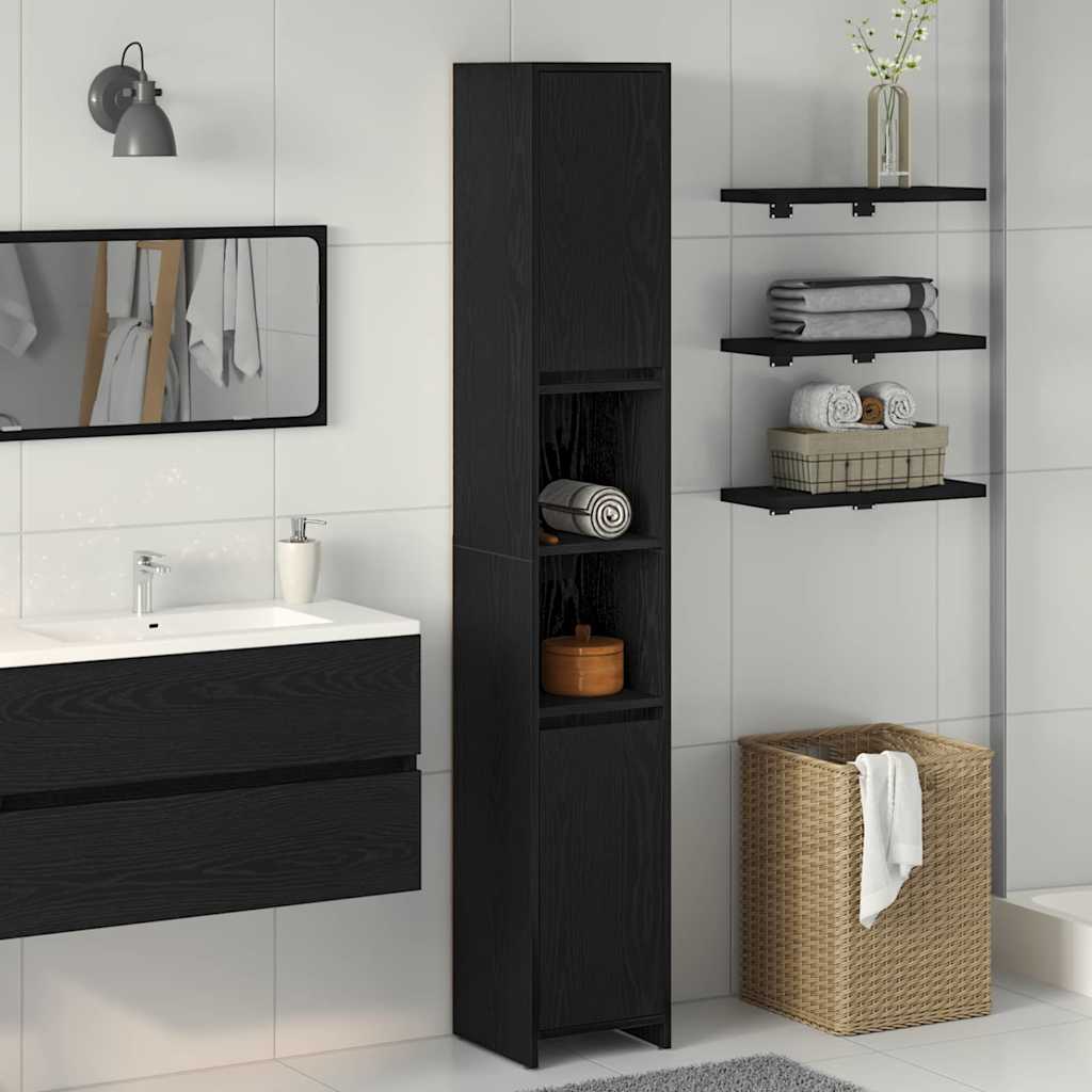 Bathroom Cabinet 30X30X183.5 Cm Engineered Wood