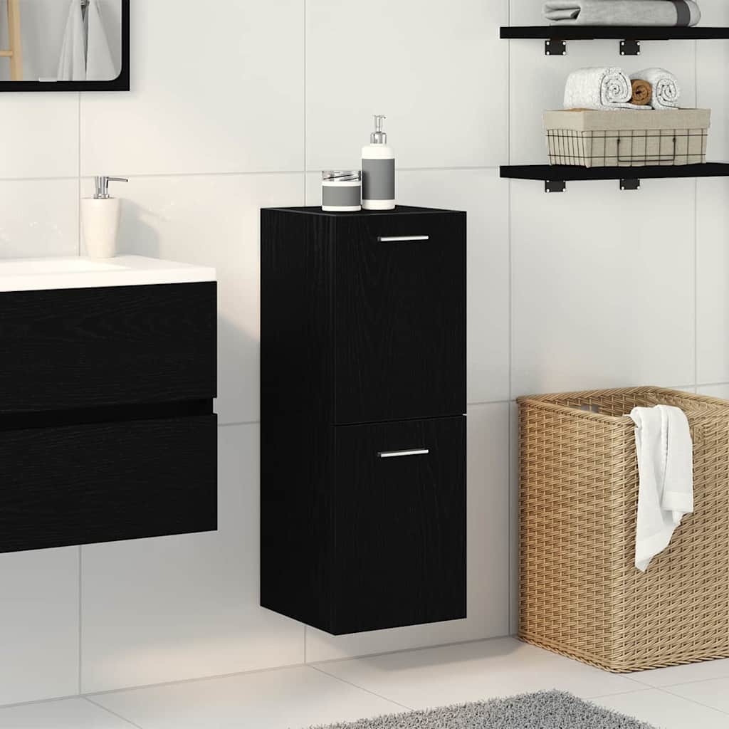 Bathroom Hanging Cabinet 30X30X80 Cm Engineered Wood