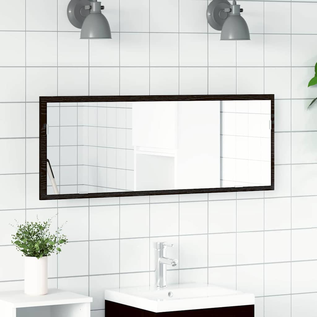 Led Bathroom Mirror 100X8.5X37 Cm Engineered Wood