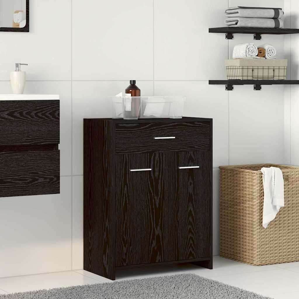 Bathroom Cabinet 60X33X80 Cm Engineered Wood