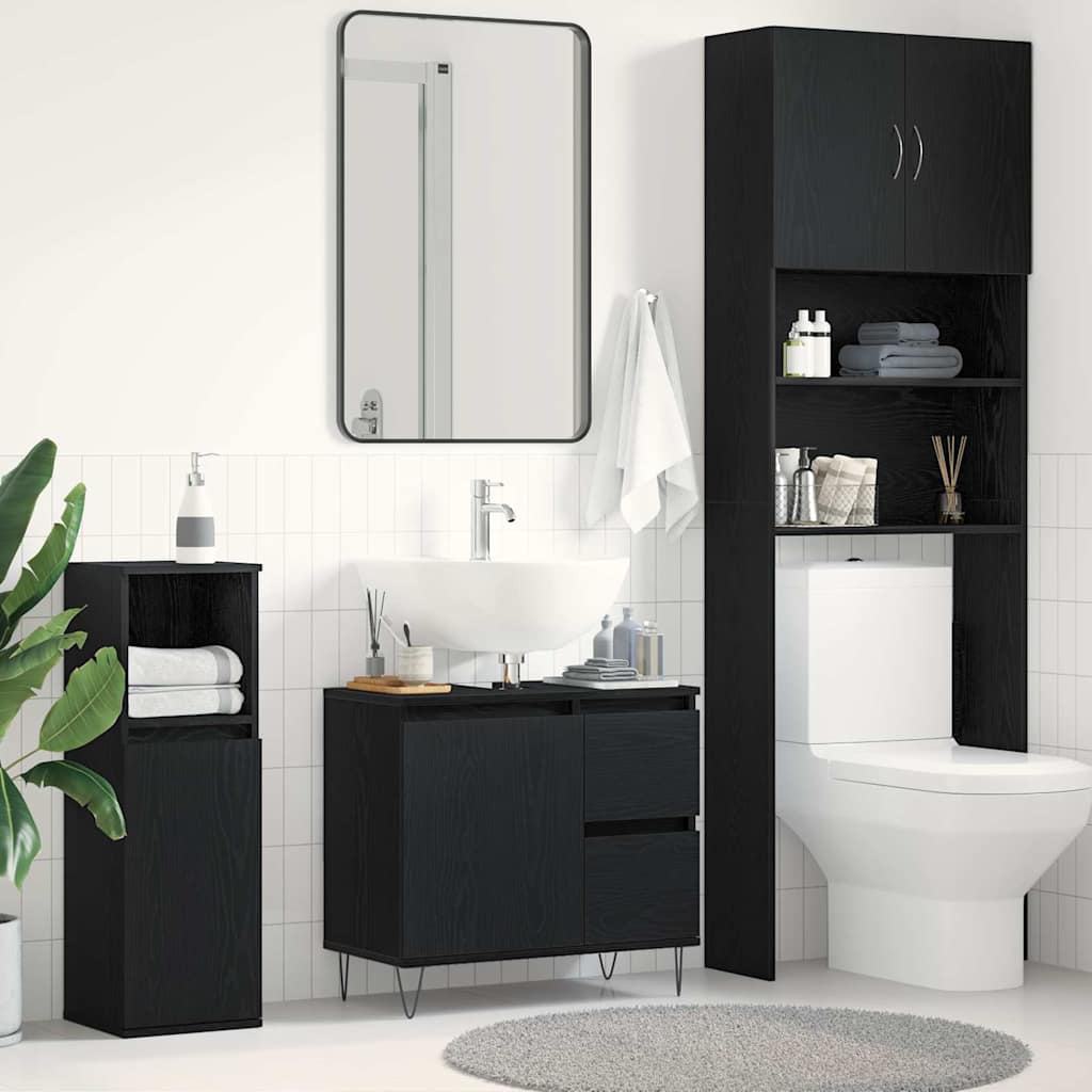 Bathroom Cabinet 65X33X60 Cm Engineered Wood