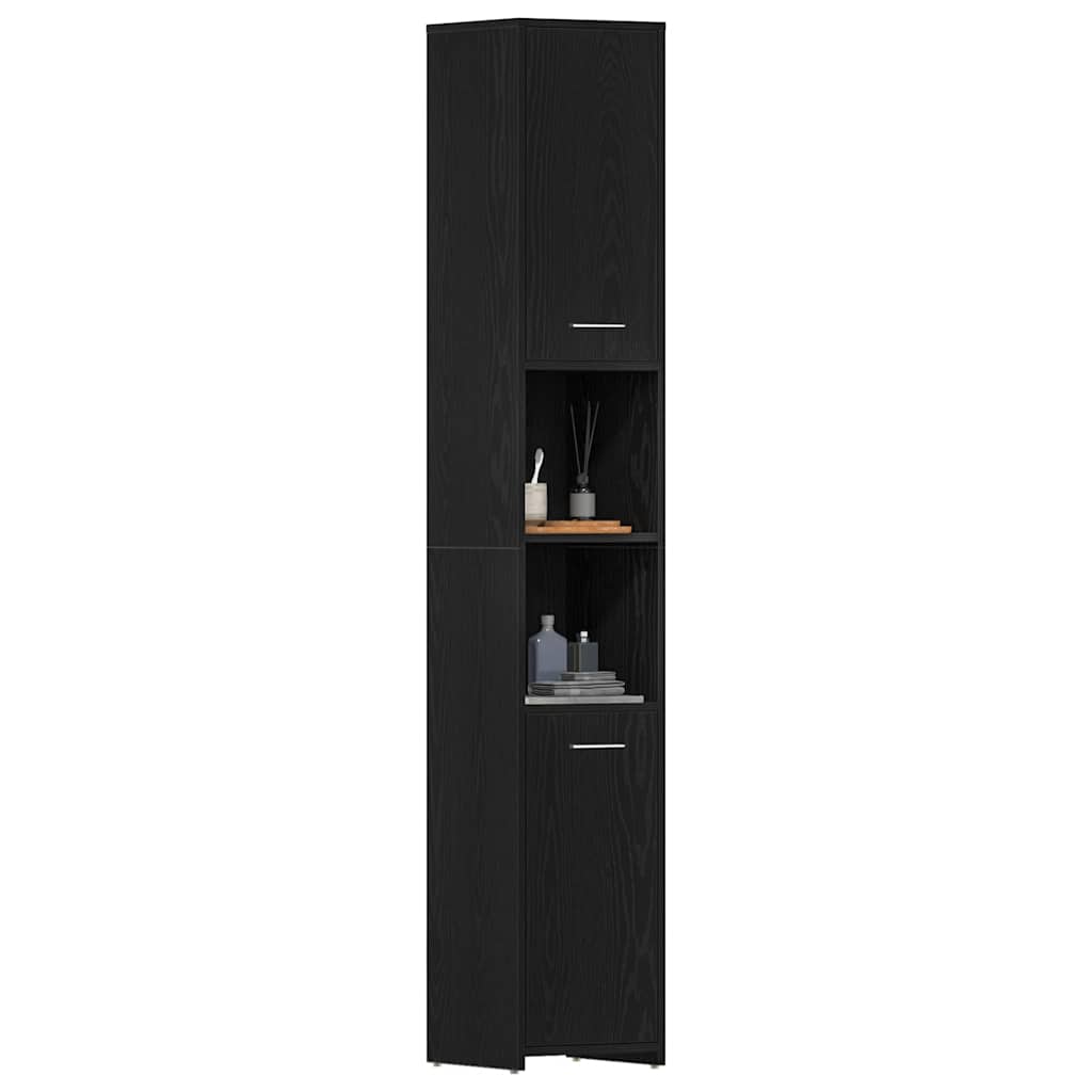 Bathroom Cabinet 30X30X183.5 Cm Engineered Wood