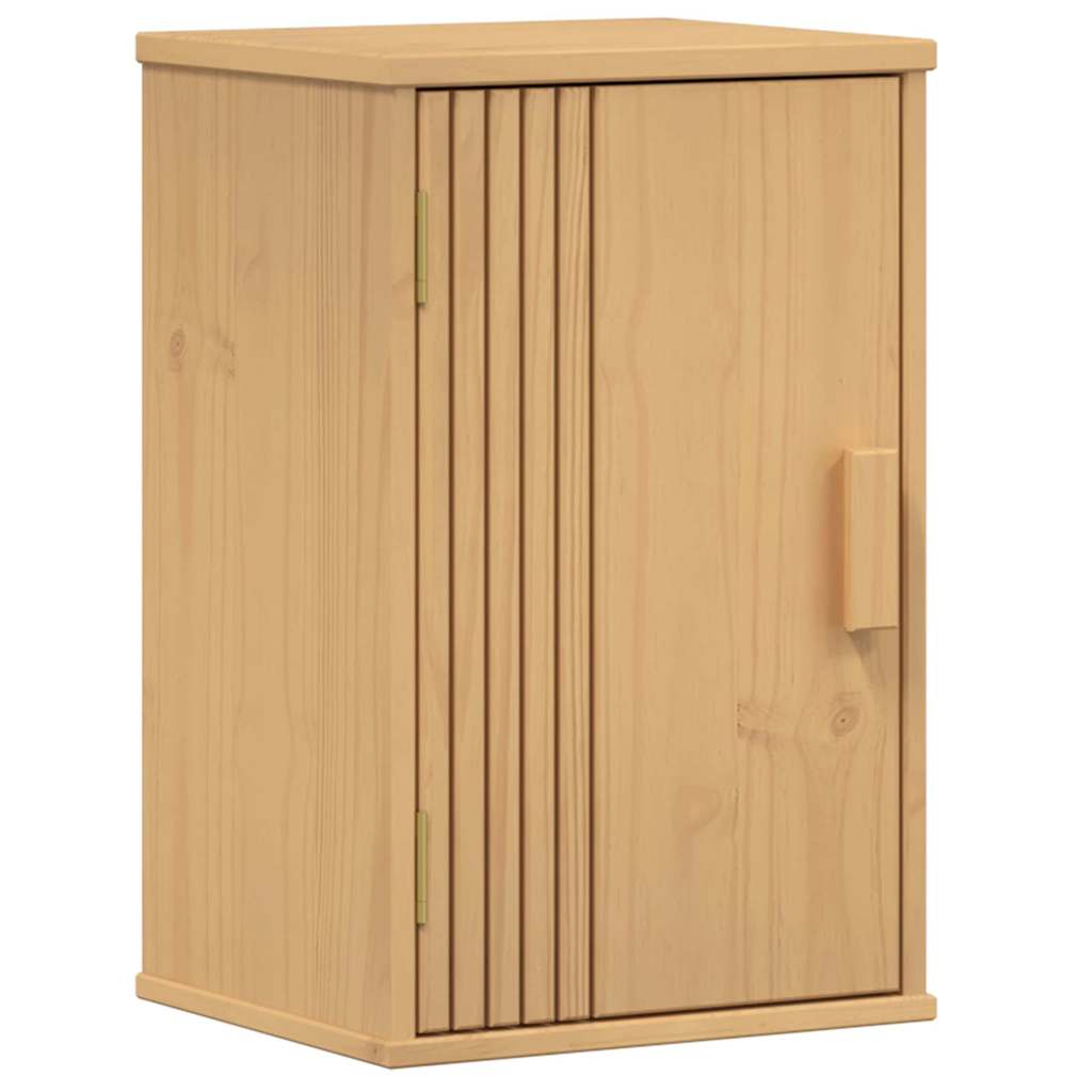Bathroom Cabinet Olden Brown 35 X 30 X 55 Cm Solid Pine Wood