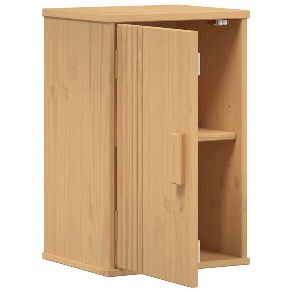 Bathroom Cabinet Olden Brown 35 X 30 X 55 Cm Solid Pine Wood