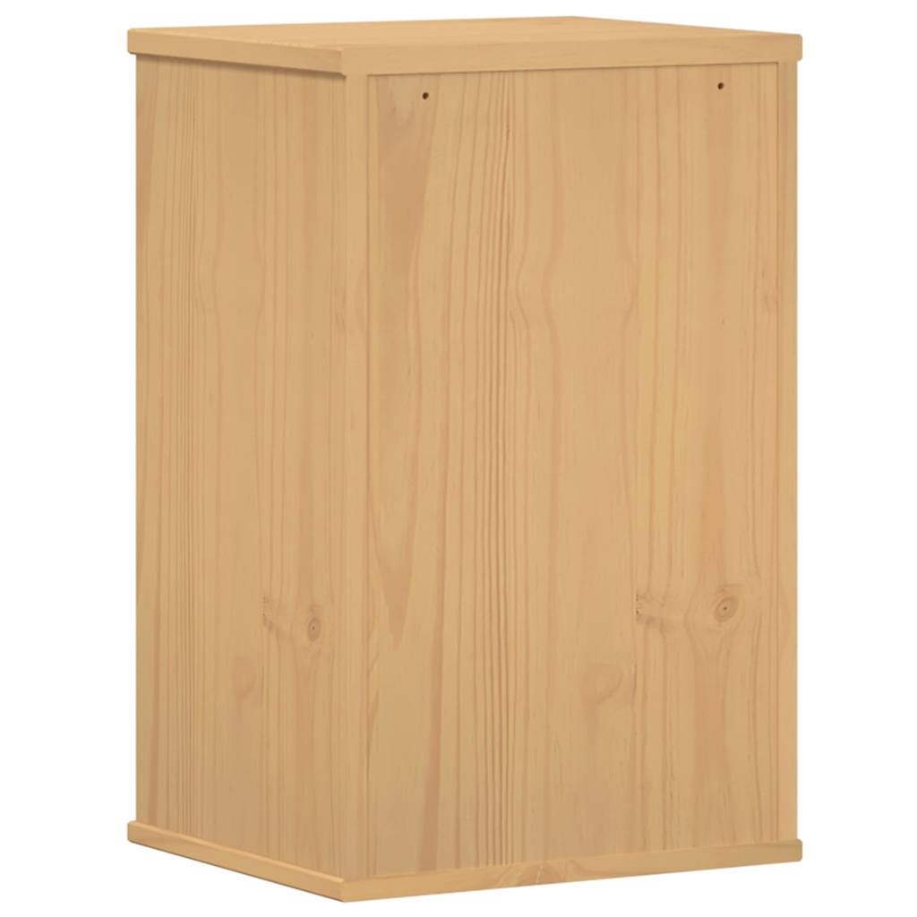 Bathroom Cabinet Olden Brown 35 X 30 X 55 Cm Solid Pine Wood