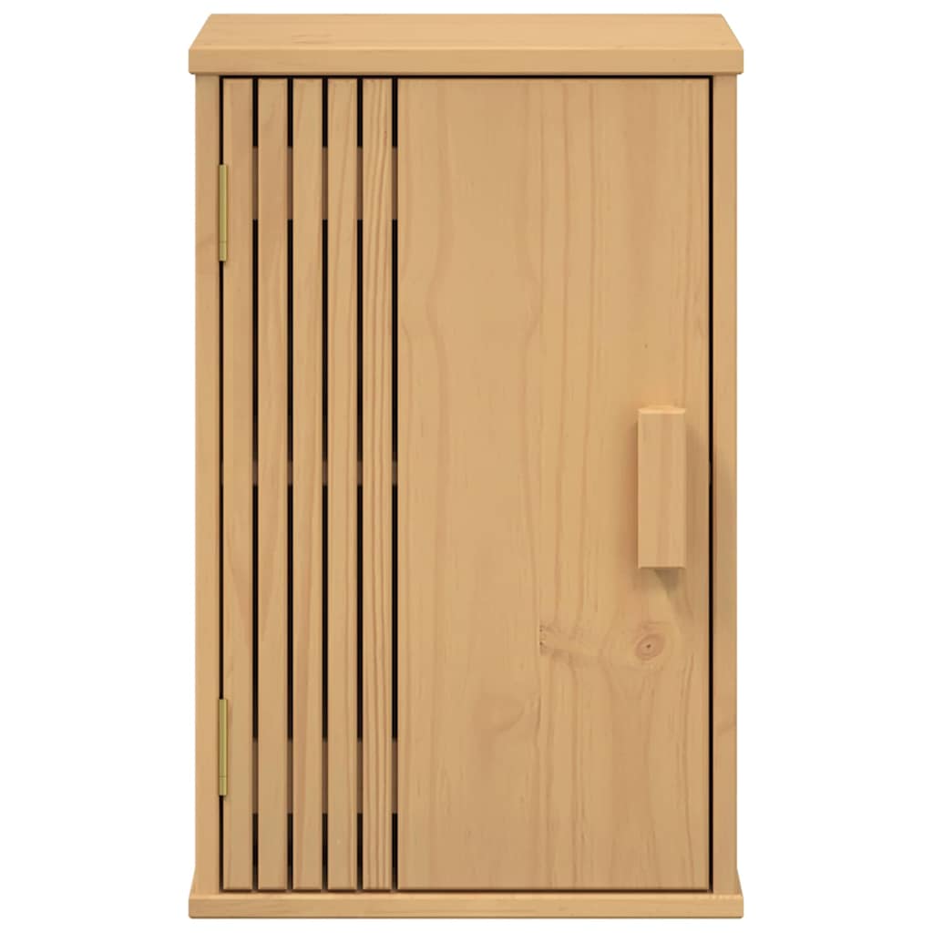 Bathroom Cabinet Olden Brown 35 X 30 X 55 Cm Solid Pine Wood