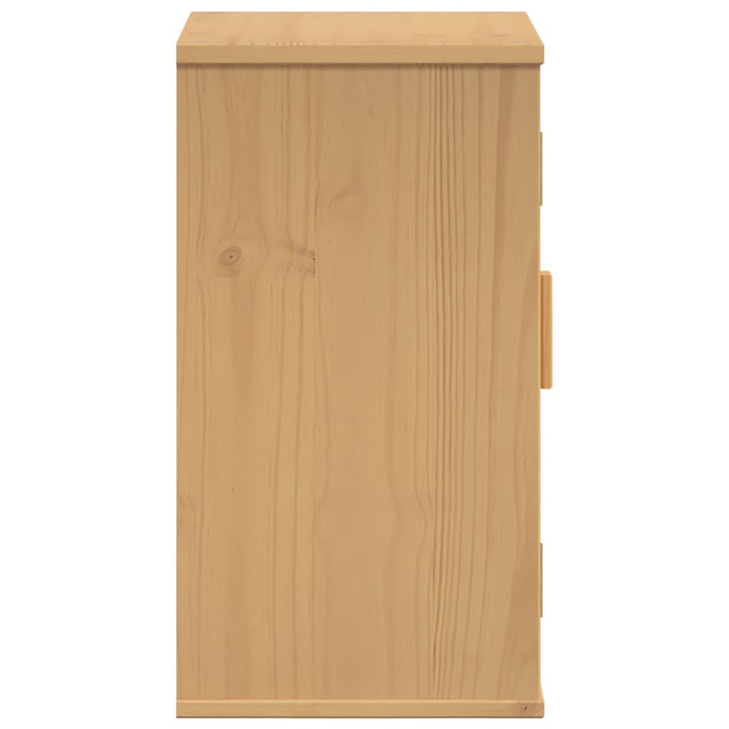 Bathroom Cabinet Olden Brown 35 X 30 X 55 Cm Solid Pine Wood