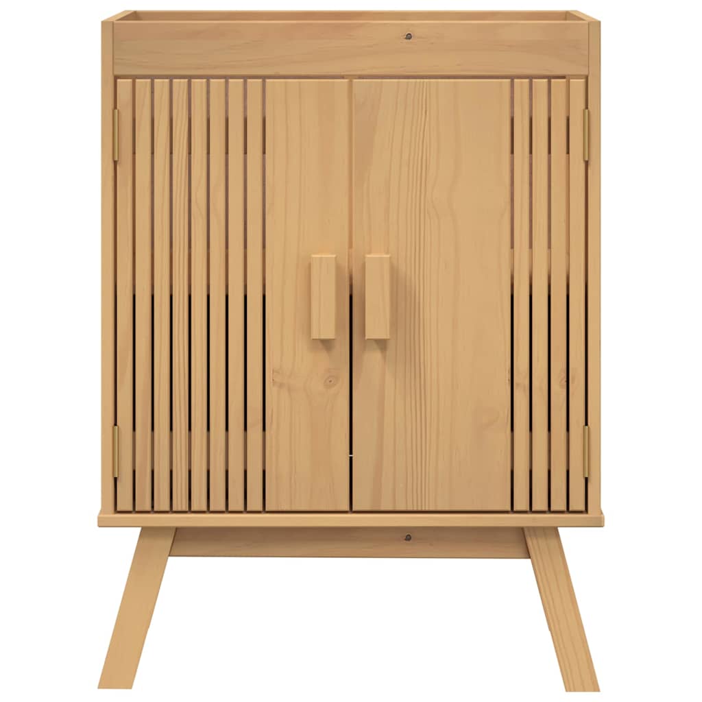 Sink Base Cabinet With Shelf Olden Brown 114 X 43 X 73.5 Cm