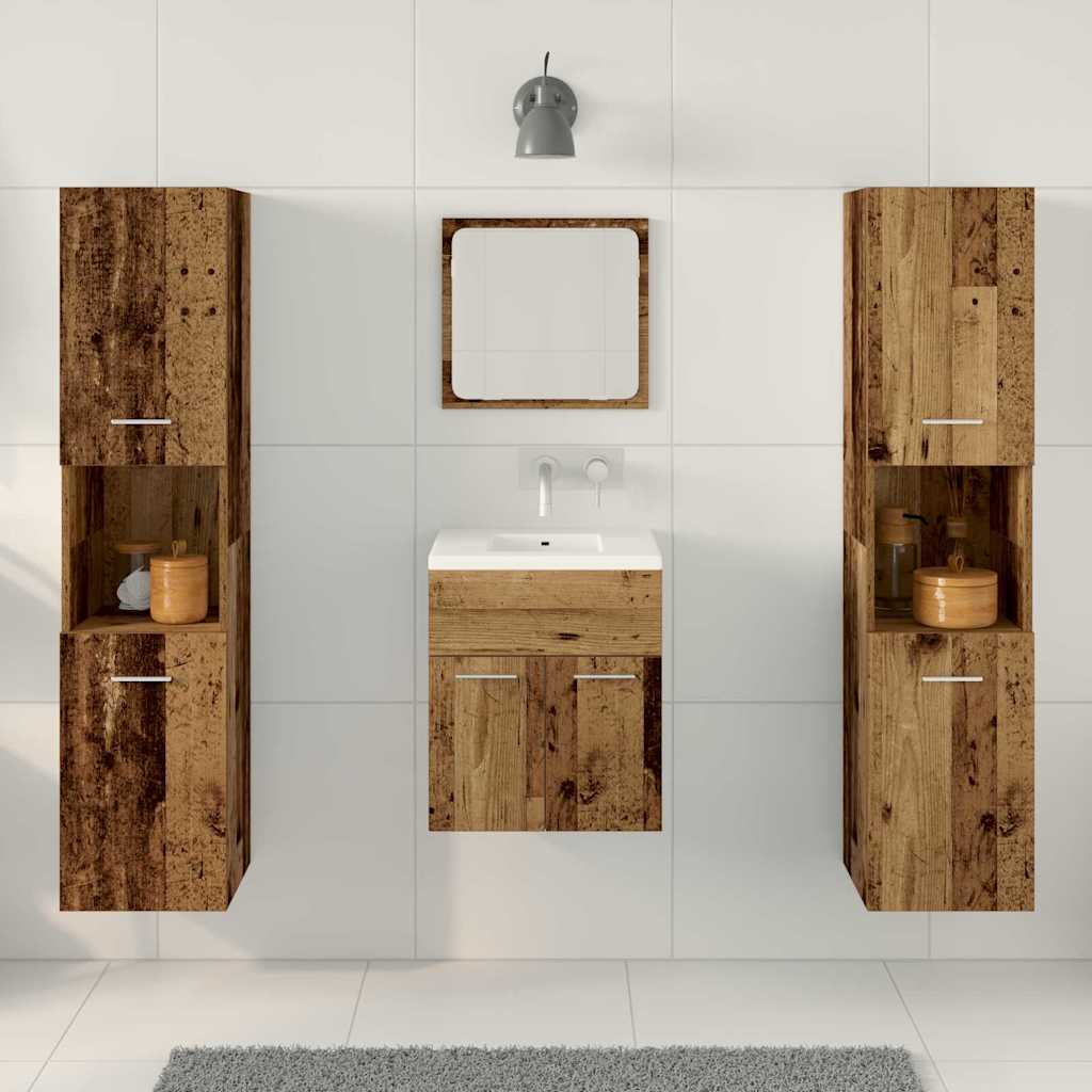 Bathroom Furniture Set 4 Pcs