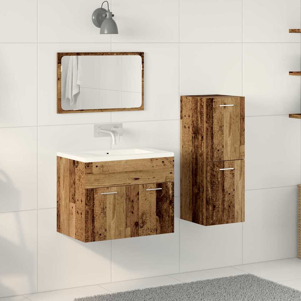 Bathroom Furniture Set 3 Pcs