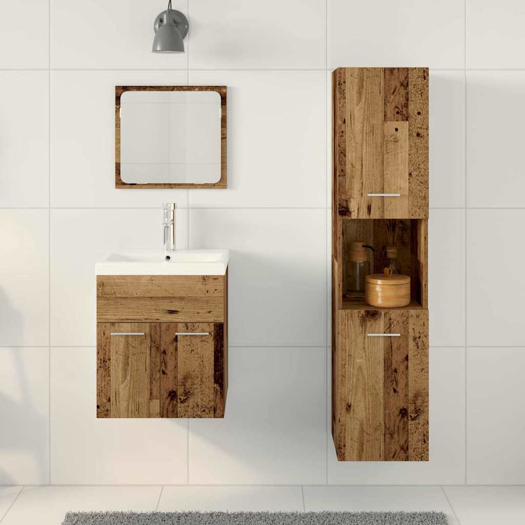 Bathroom Furniture Set 3 Pcs