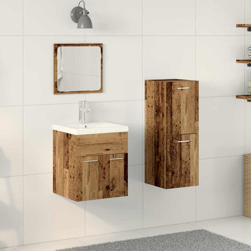 Bathroom Furniture Set 3 Pcs