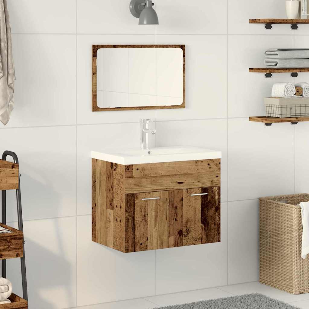 Bathroom Furniture Set Engineered Wood