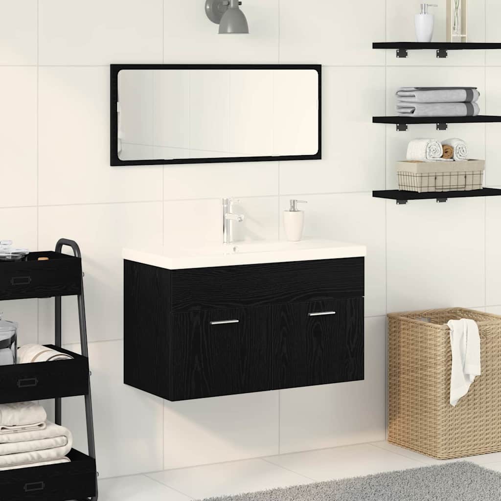 Sink Cabinet With Built-In Basin Engineered Wood