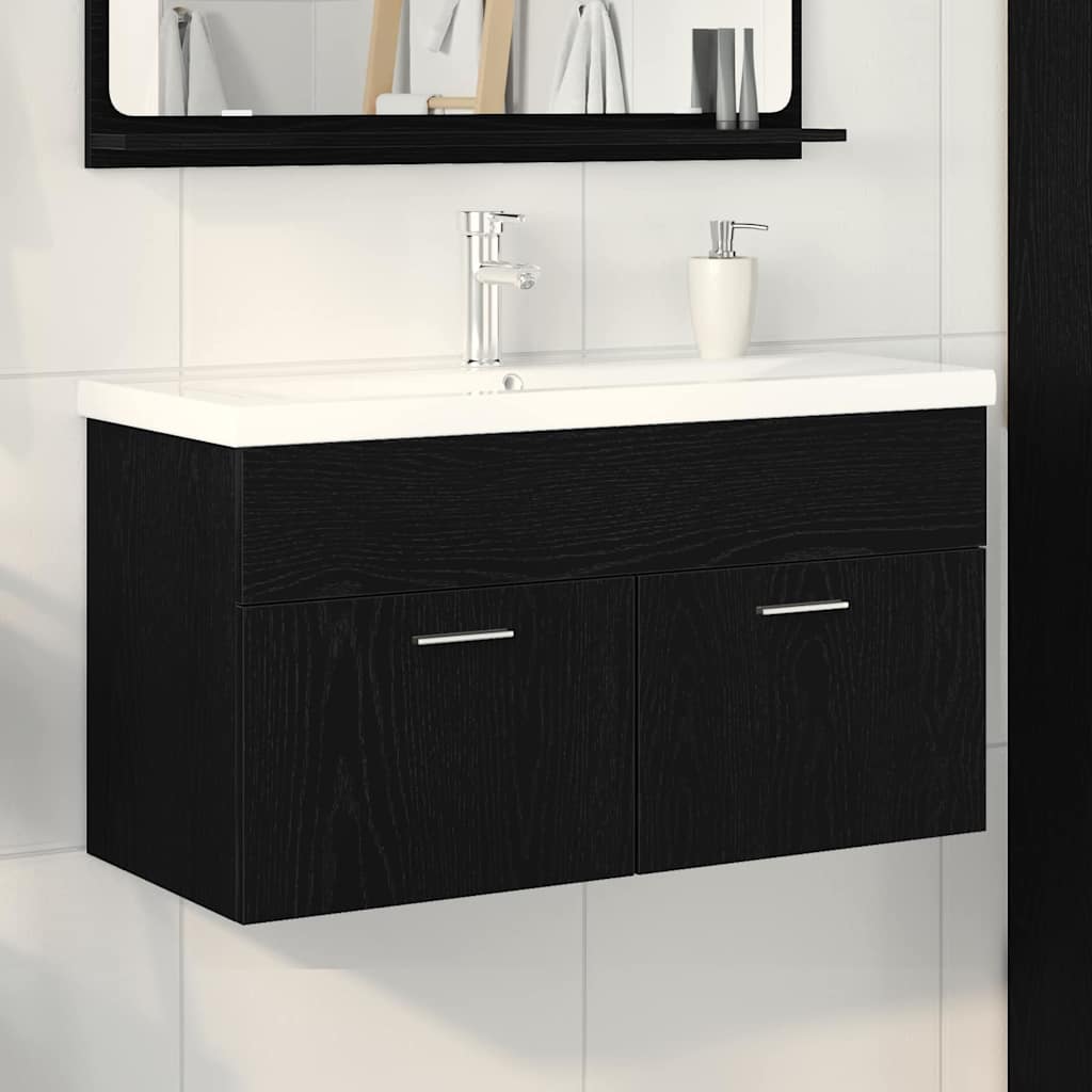 Sink Cabinet With Built-In Basin Engineered Wood