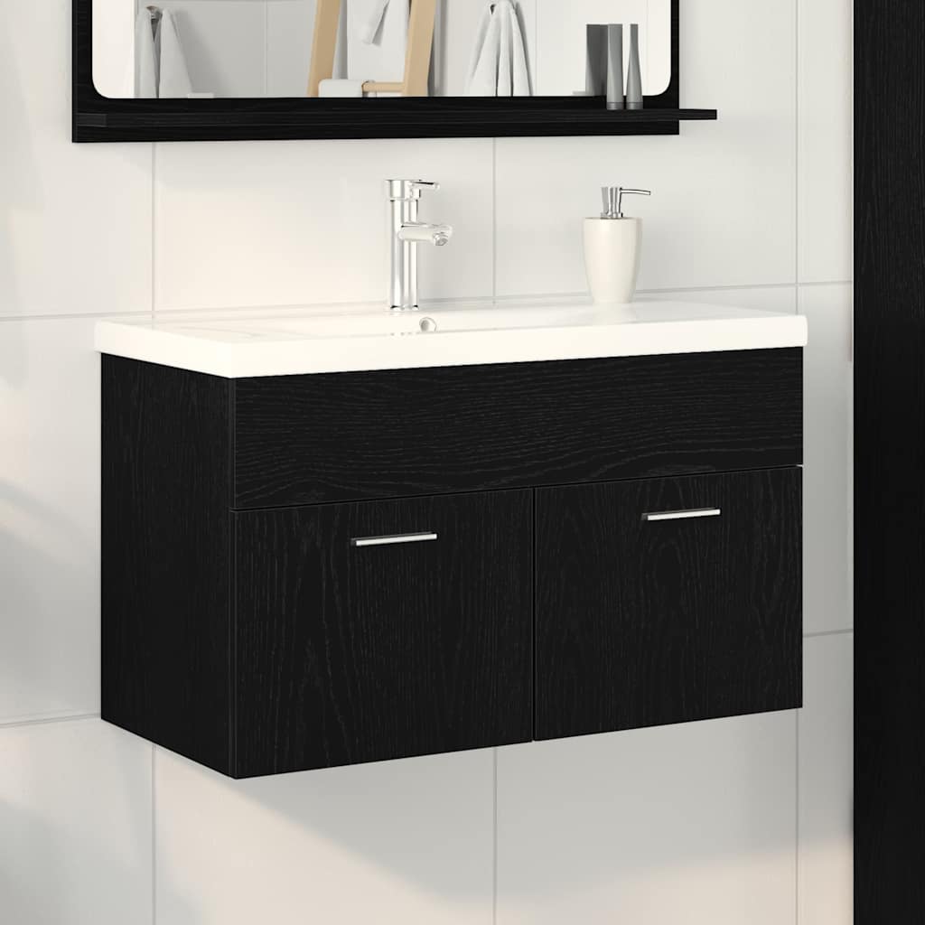 Sink Cabinet With Built-In Basin Engineered Wood