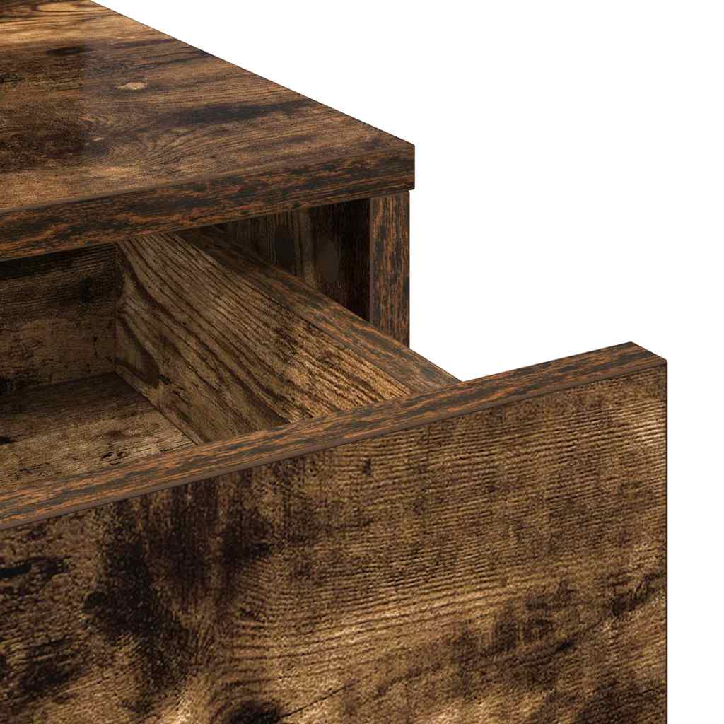 Dressing Table Brown Engineered Wood