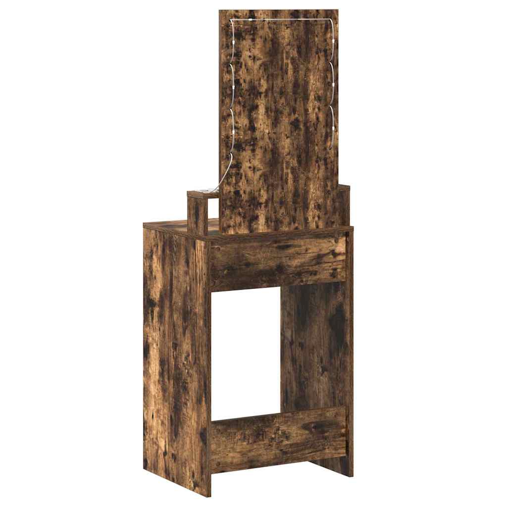 Dressing Table Brown Engineered Wood