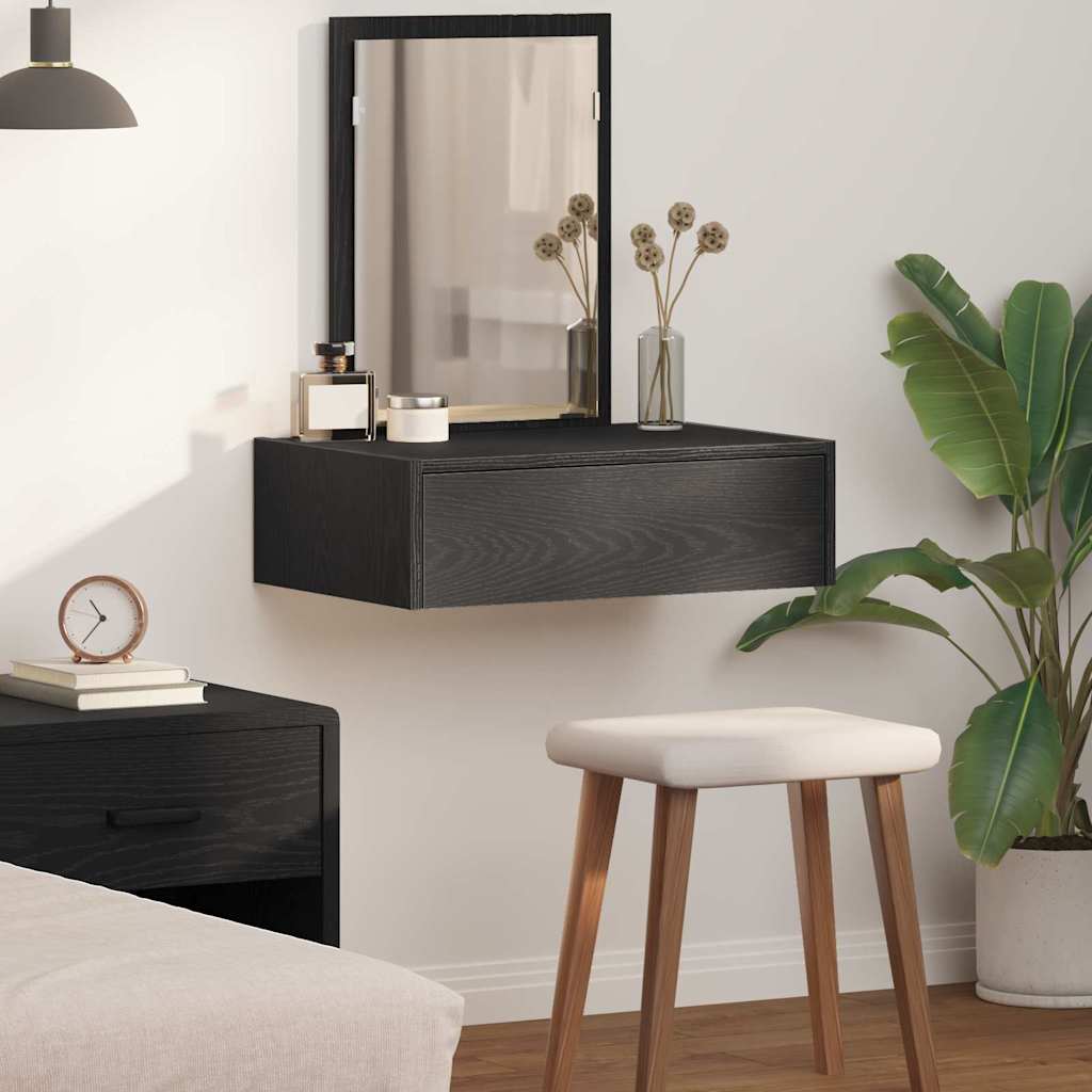 Dressing Table Brown Engineered Wood