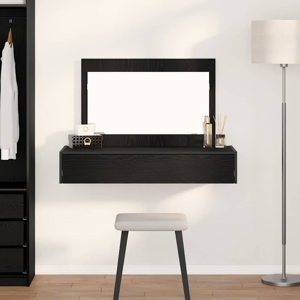 Dressing Table Brown Engineered Wood