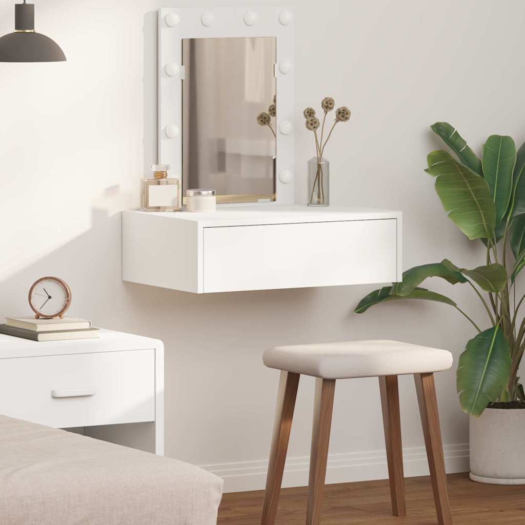 Dressing Table Brown Engineered Wood