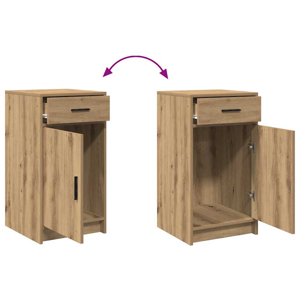 Dressing Table 2 Pcs Brown 50 X 41 X 135 Cm Engineered Wood
