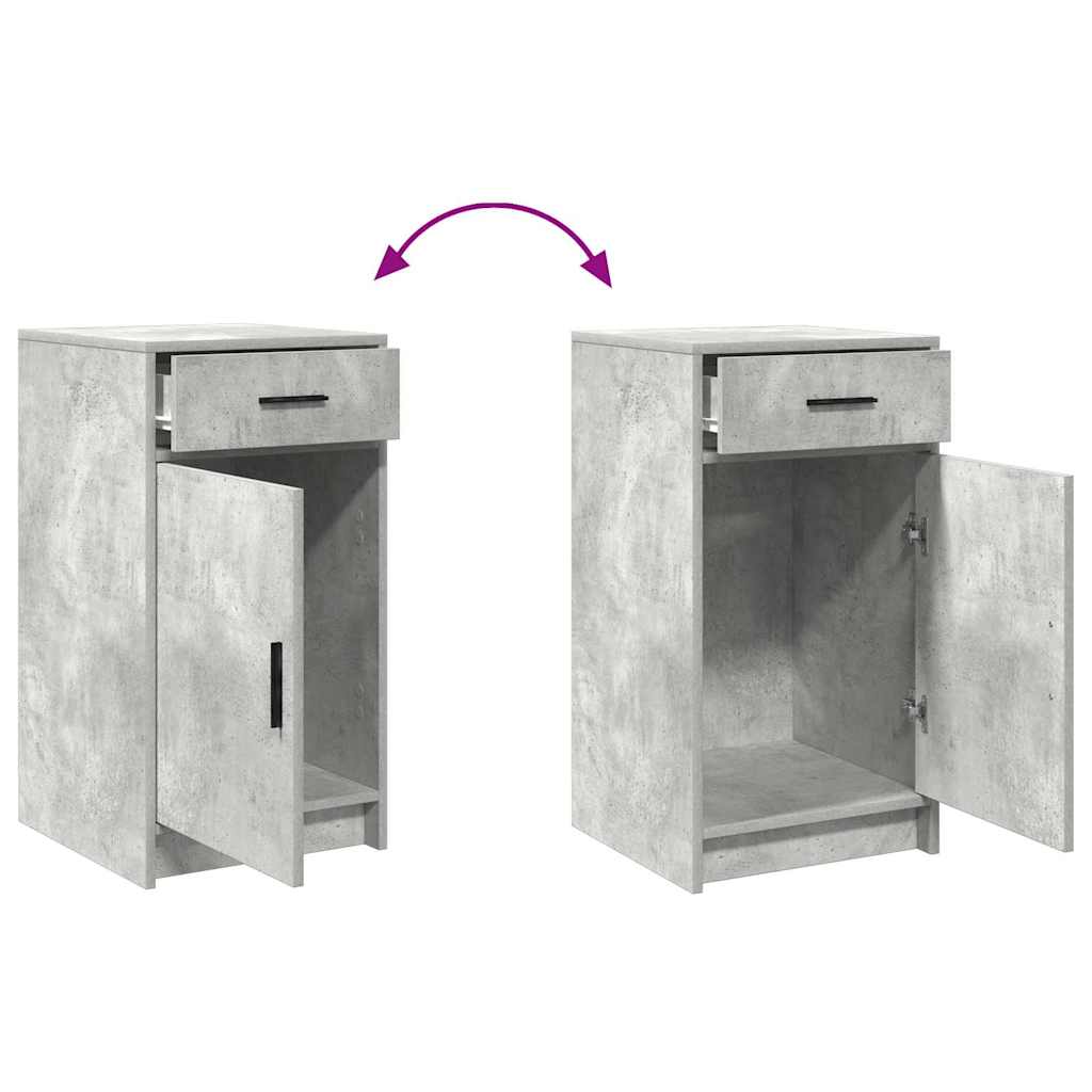 Dressing Table 3 Pcs Grey 50 X 41 X 135 Cm Engineered Wood