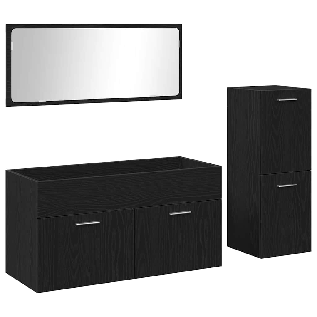 Bathroom Furniture Set 3 Pcs