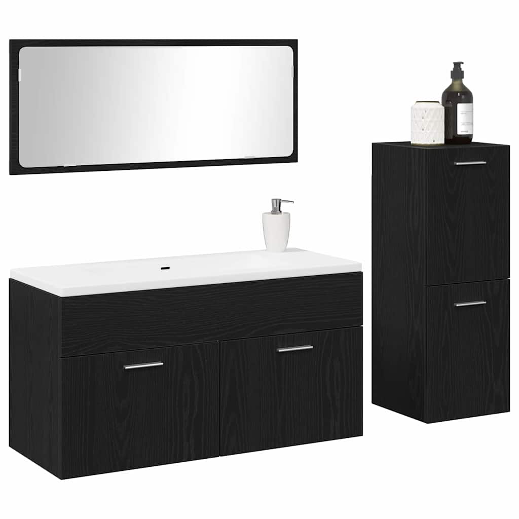 Bathroom Furniture Set 3 Pcs