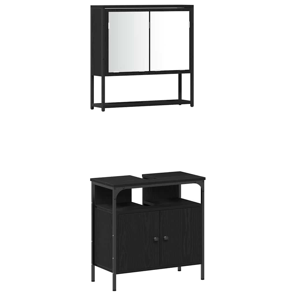 Bathroom Furniture Set 4 Pcs 33 X 33 X 185.5 Cm