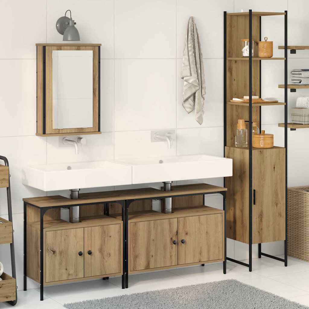 Bathroom Furniture Set 4 Pcs 33 X 33 X 185.5 Cm