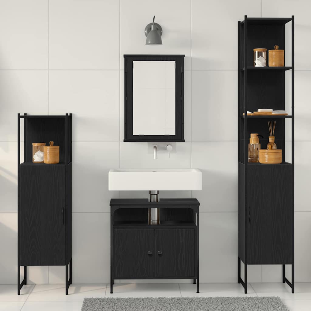 Bathroom Furniture Set 4 Pcs 33 X 33 X 185.5 Cm
