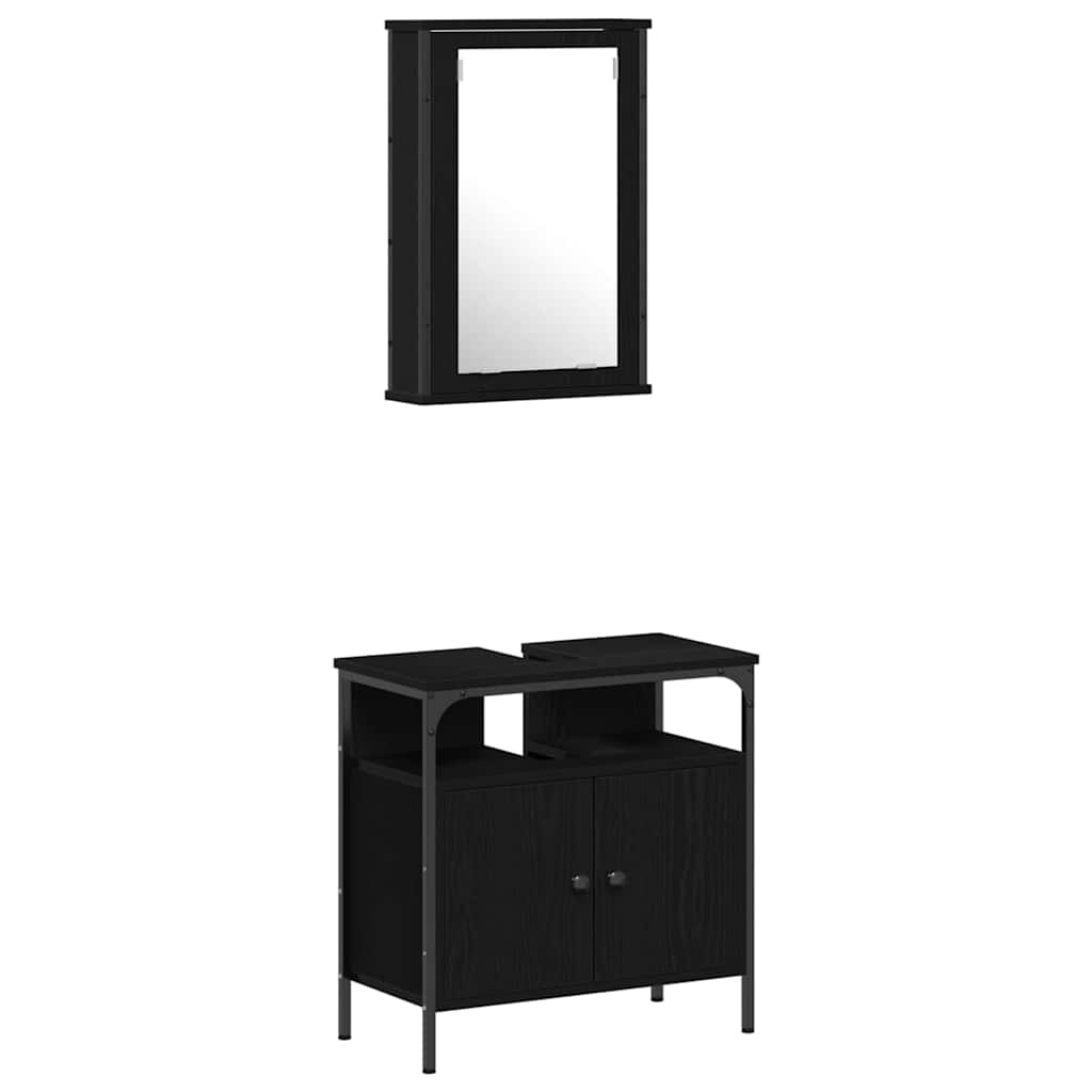 Bathroom Furniture Set 4 Pcs 33 X 33 X 185.5 Cm
