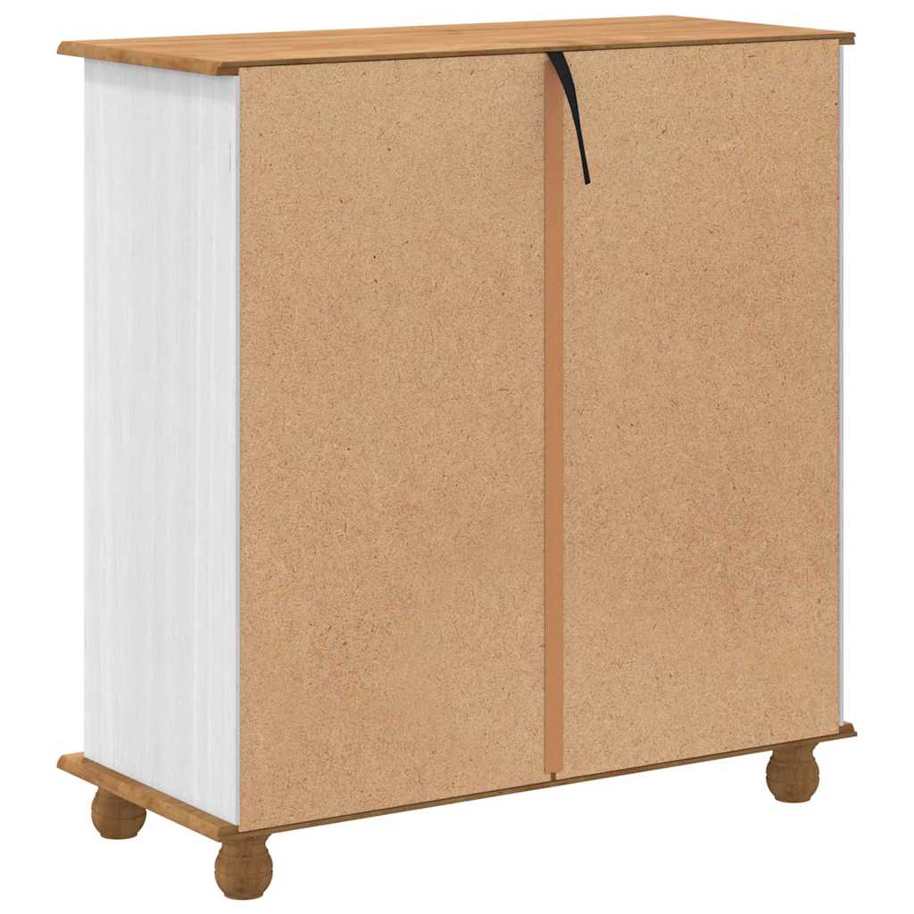 Chest Of Drawer Askim 91 X 40 X 95.5 Cm Solid Pine Wood