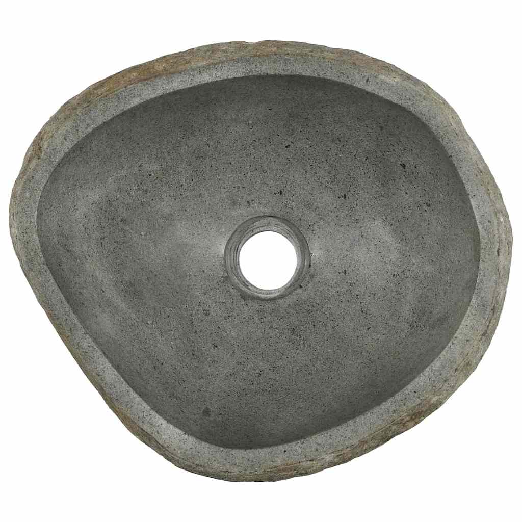 Basin Light Grey River Stone