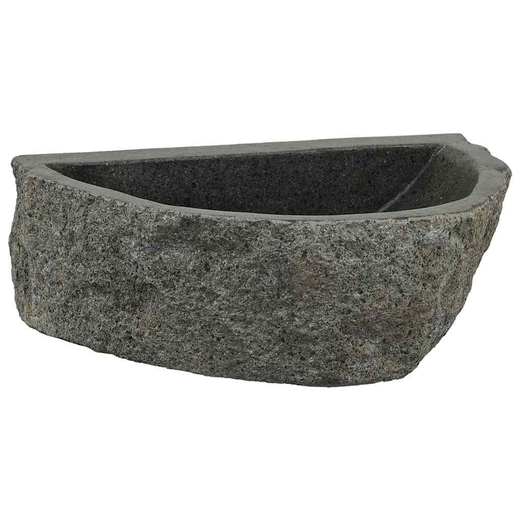 Wall Hung Basin Grey River Stone
