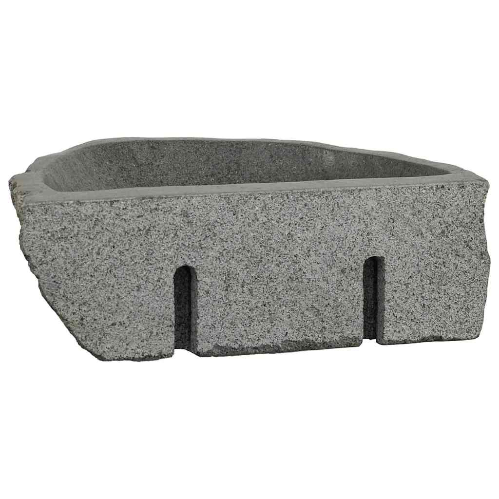 Wall Hung Basin Grey River Stone