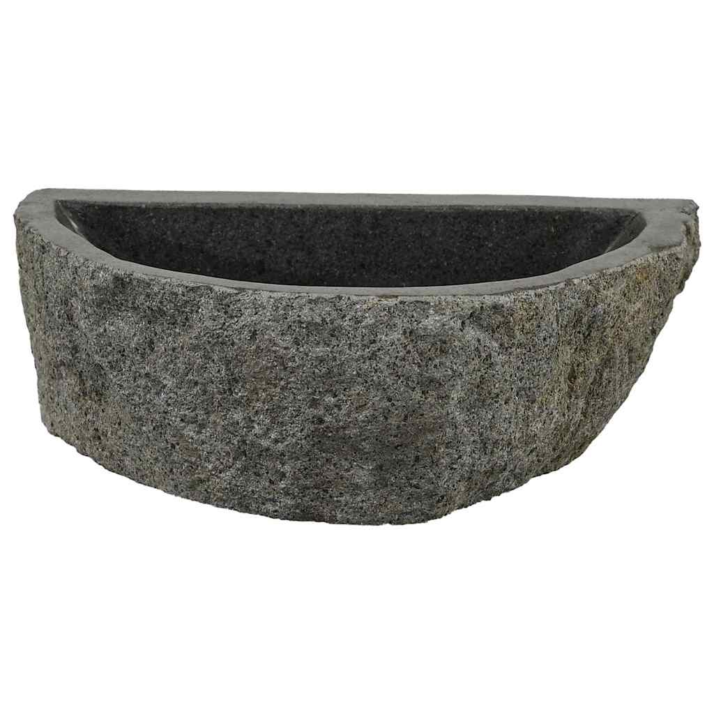 Wall Hung Basin Grey River Stone