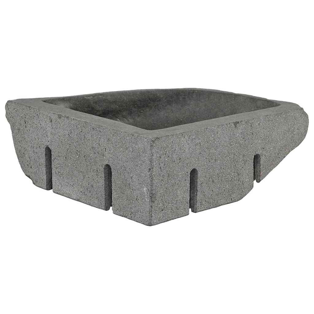 Wall Hung Corner Basin Grey