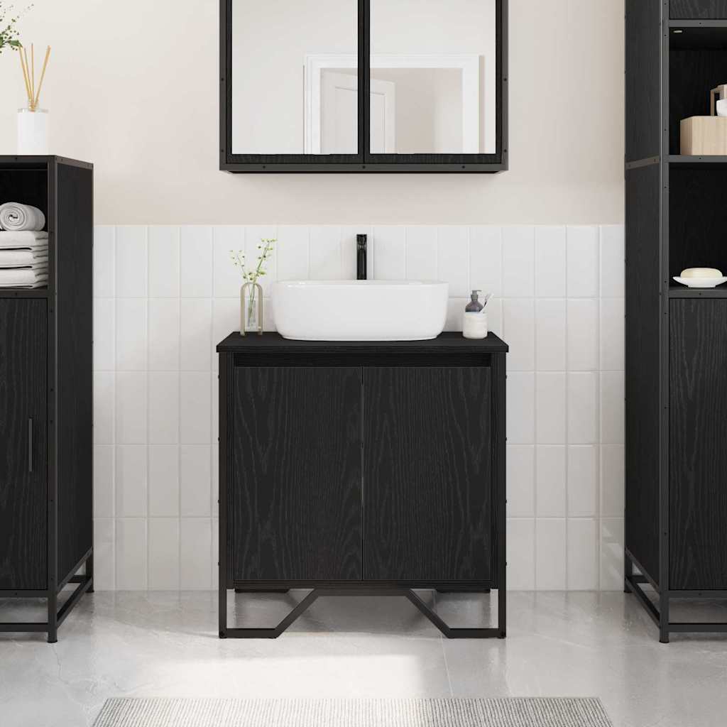 Bathroom Sink Cabinet 60X35X60 Cm Engineered Wood