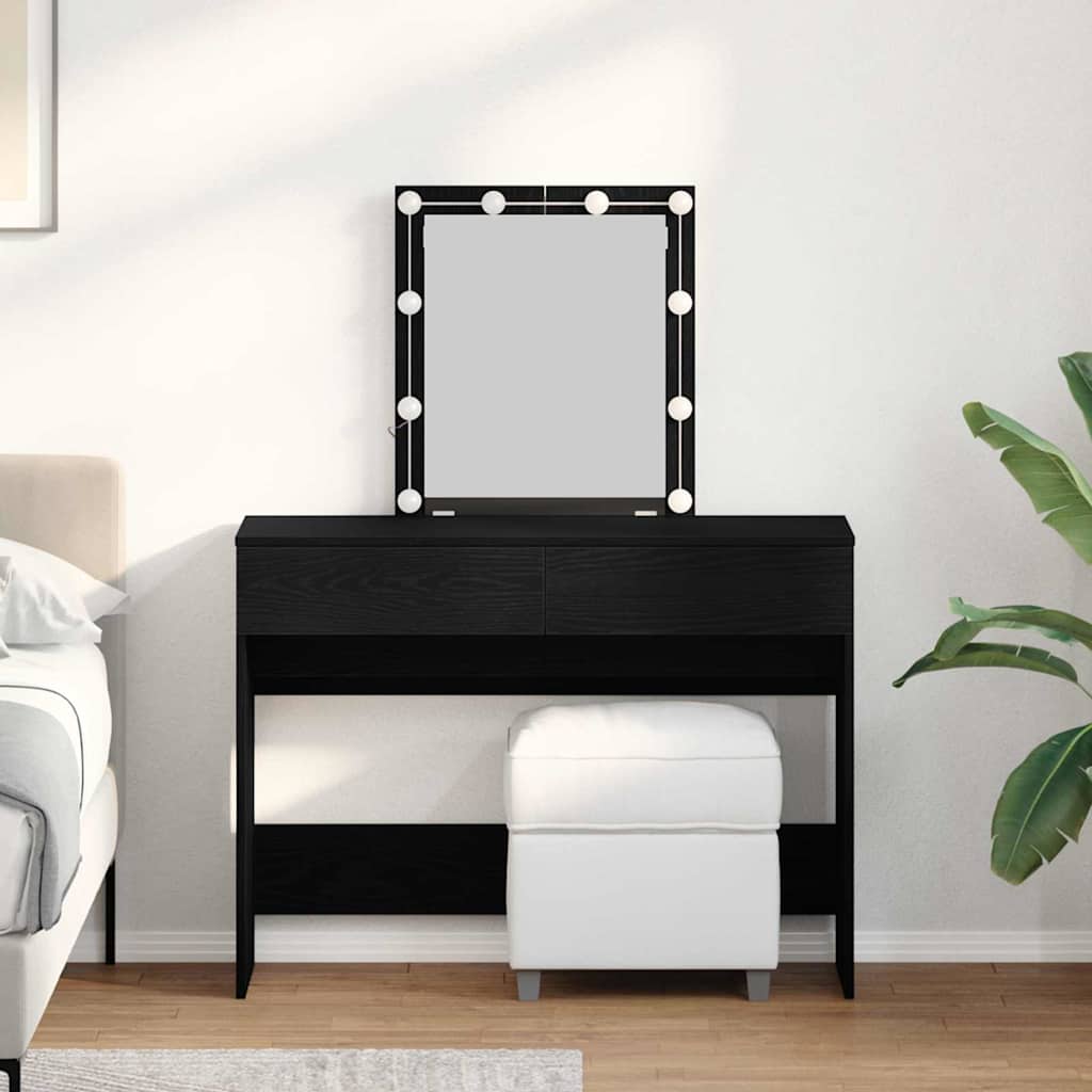 Dressing Table 100 X 40 X 130 Cm Engineered Wood