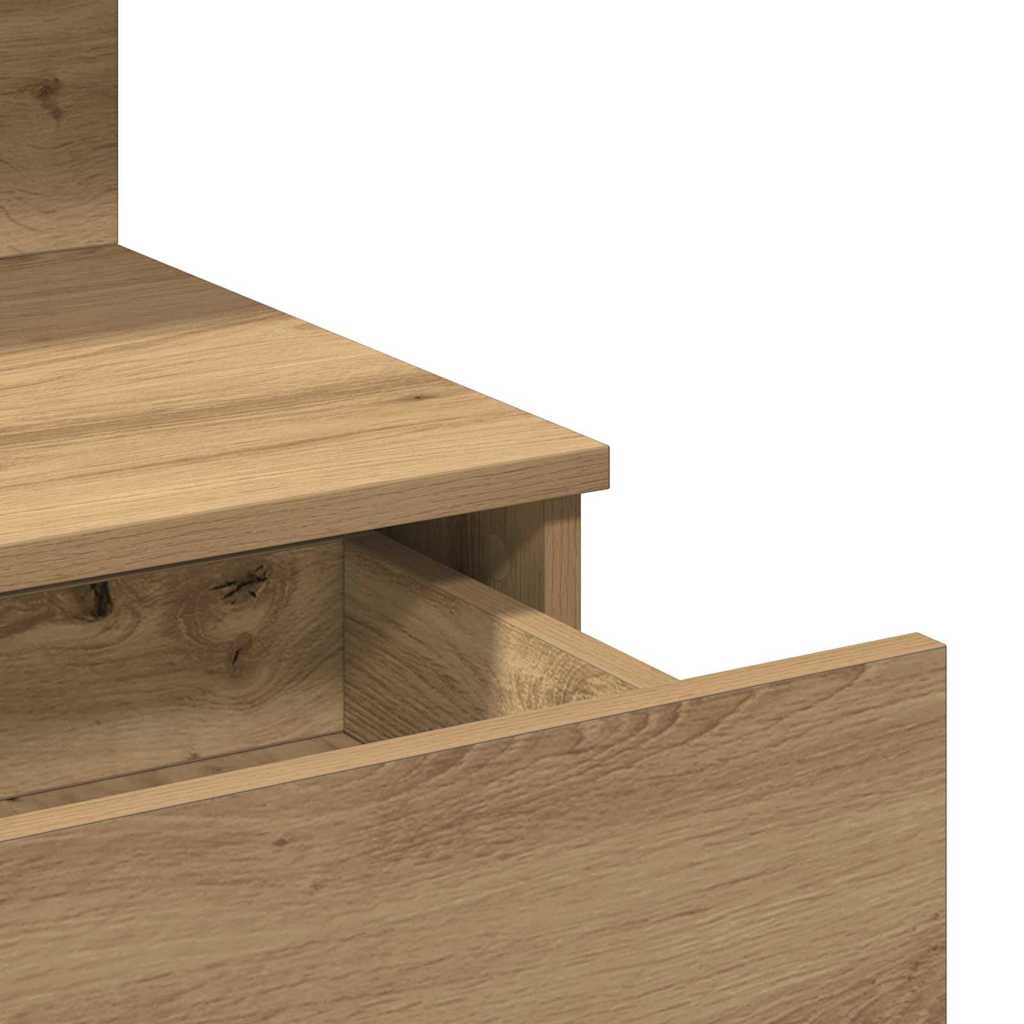 Dressing Table 100 X 40 X 130 Cm Engineered Wood