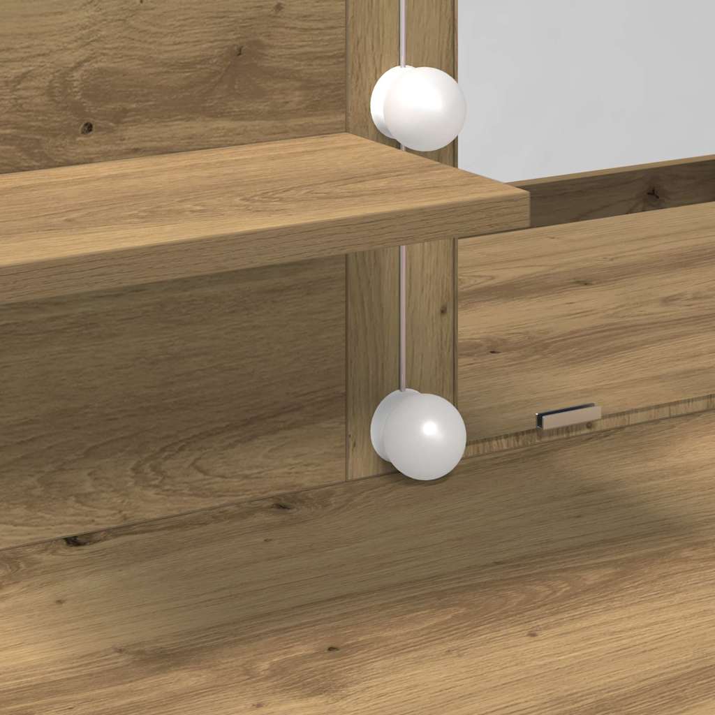 Dressing Table 100 X 40 X 130 Cm Engineered Wood