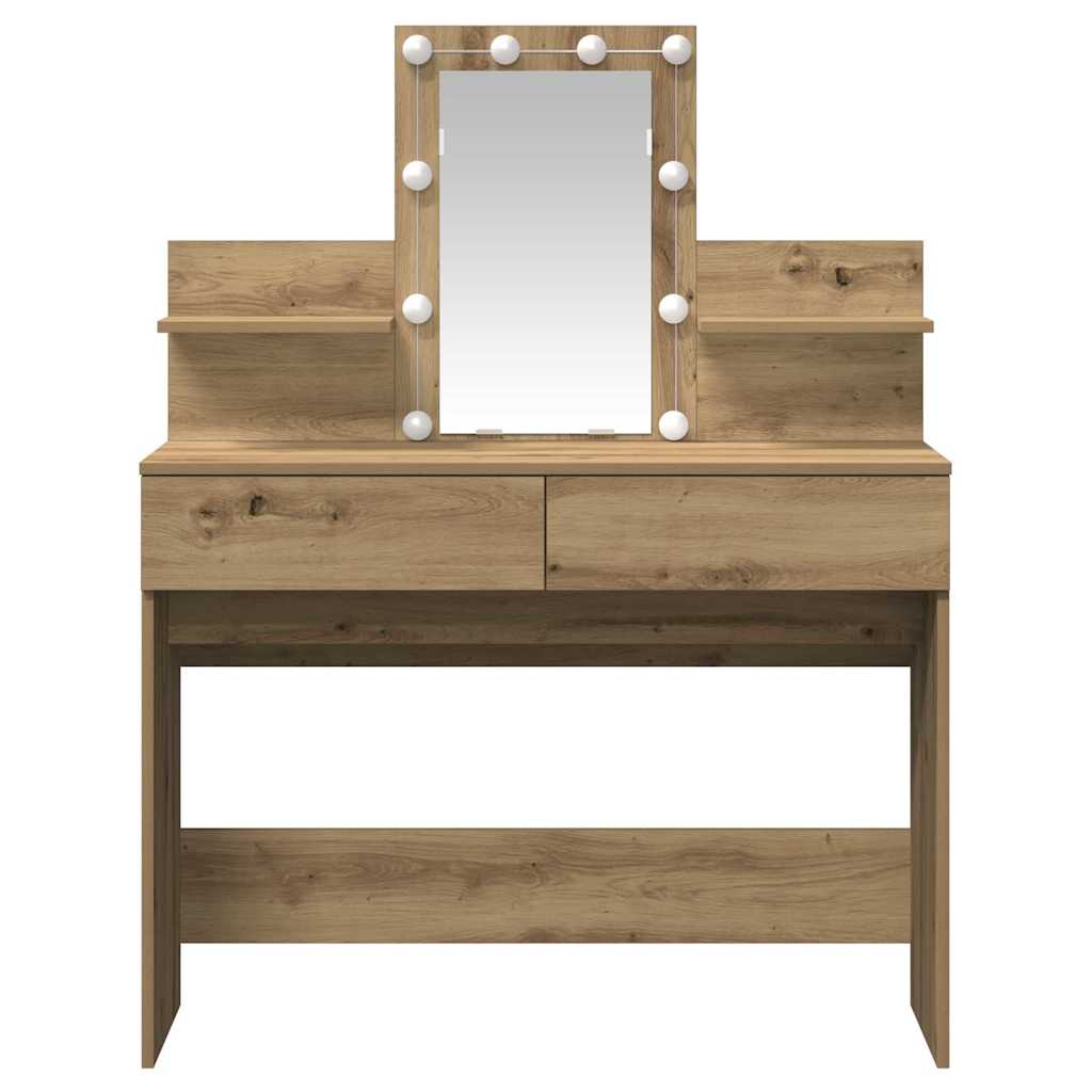Dressing Table 100 X 40 X 130 Cm Engineered Wood