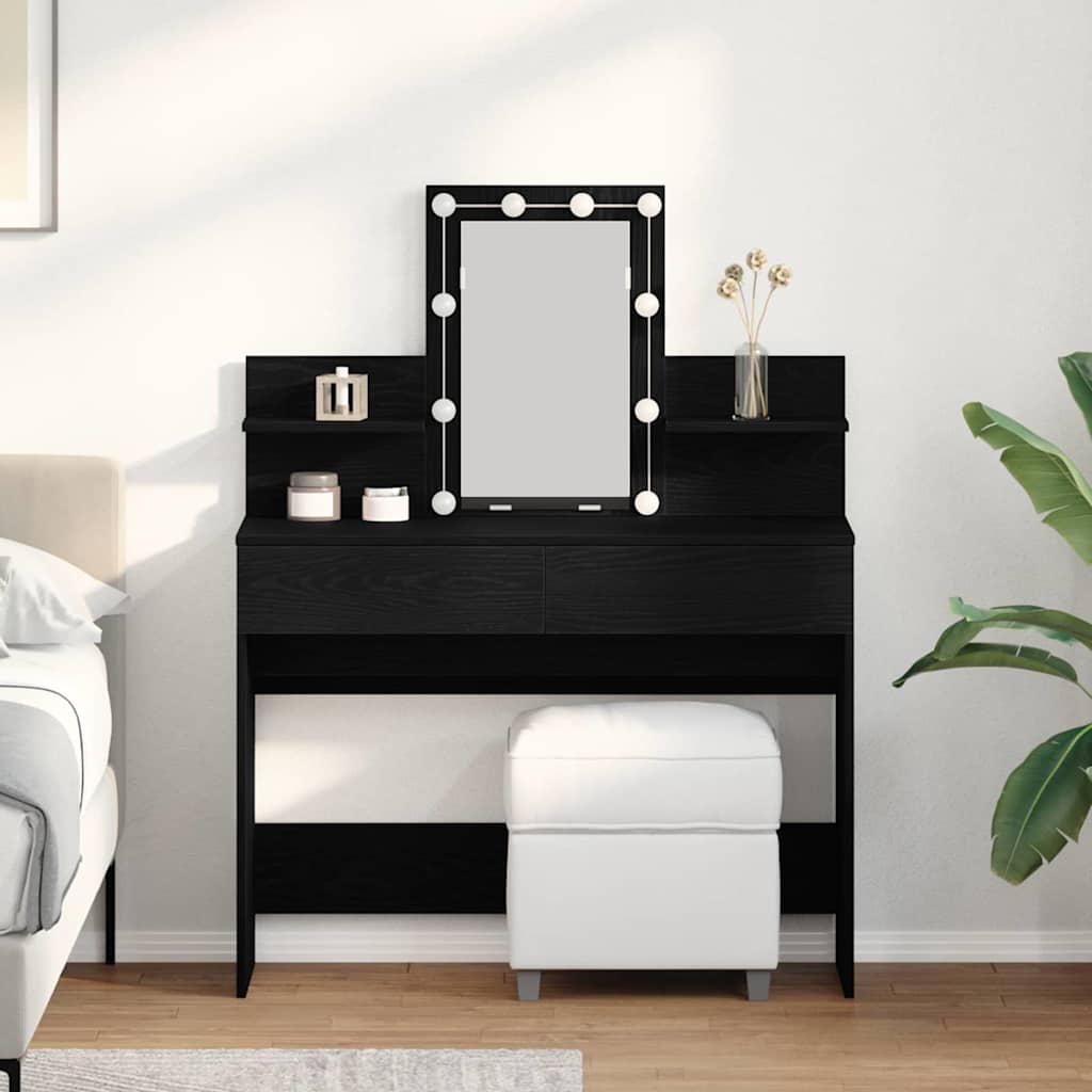 Dressing Table 100 X 40 X 130 Cm Engineered Wood