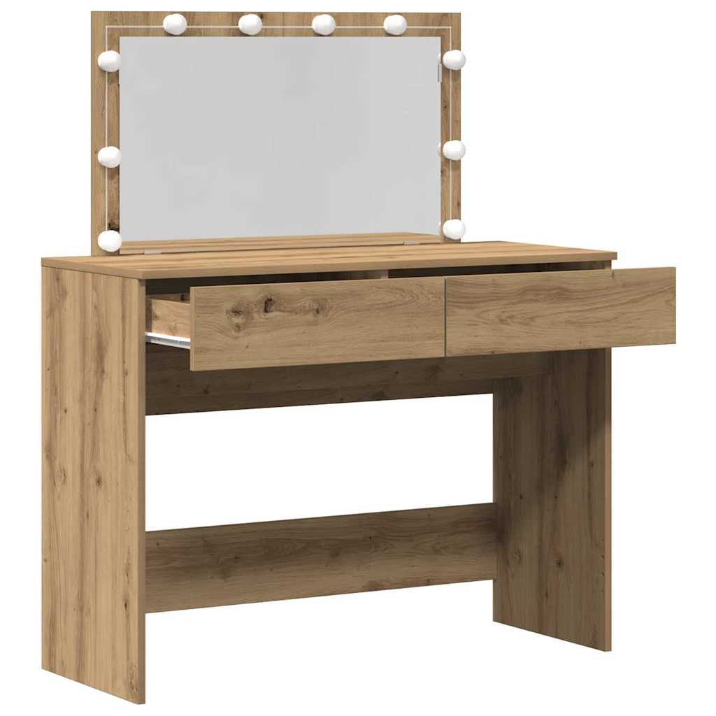 Dressing Table 100 X 40 X 120 Cm Engineered Wood