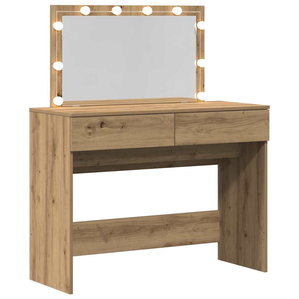 Dressing Table 100 X 40 X 120 Cm Engineered Wood
