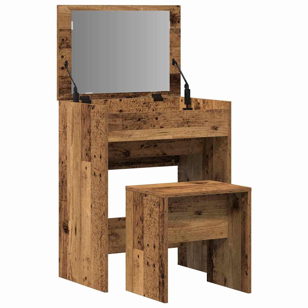 Dressing Table 60 X 40 X 75 Cm Engineered Wood